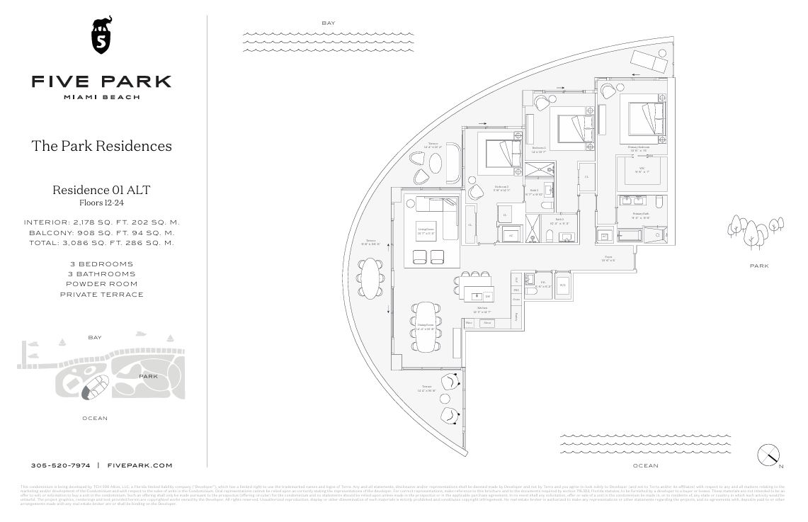 Floor plan for Residence Residence 01 ALT