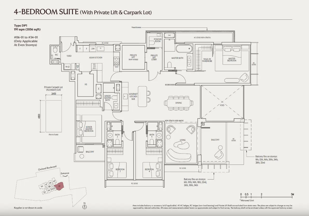 Floor plan for Residence