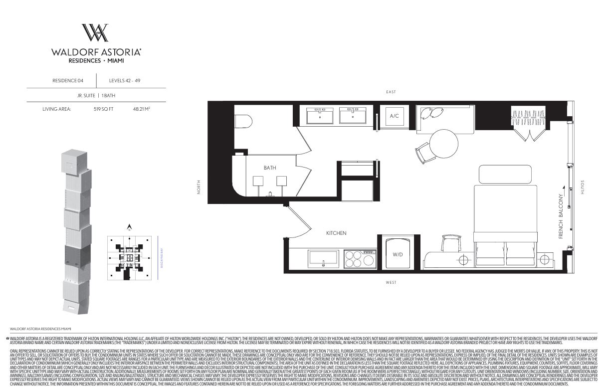 Floor plan for Residence 4204