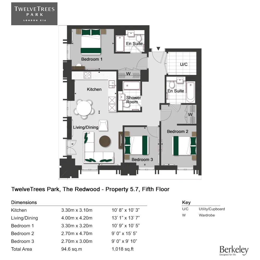 Floor plan for Residence 07