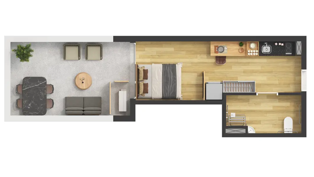Floor plan for Residence Studio 40