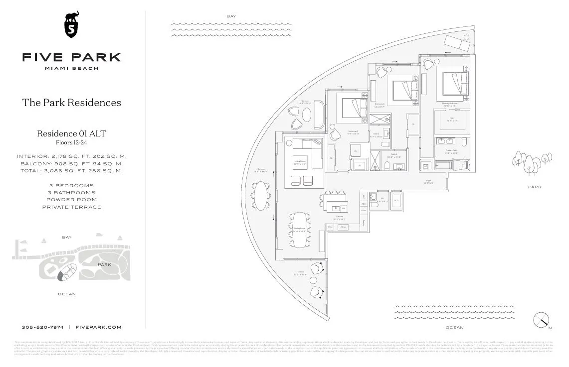 Floor plan for Residence 01 ALT