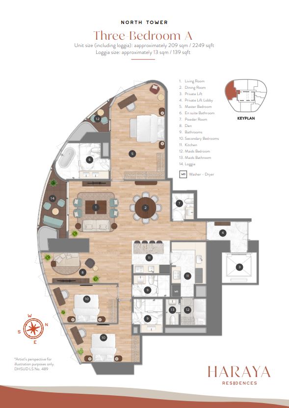 Floor plan for Riverside Drive, cor John Gokongwei, Jr. Boulevard, Pasig, 1609 Metro Manila