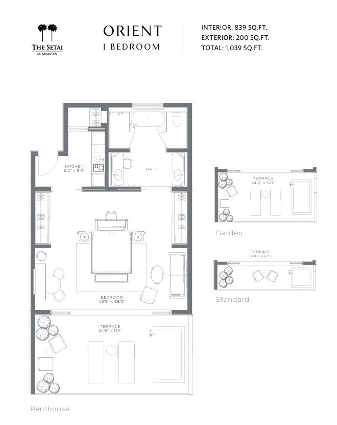 Floor plan for Residence ORIENT