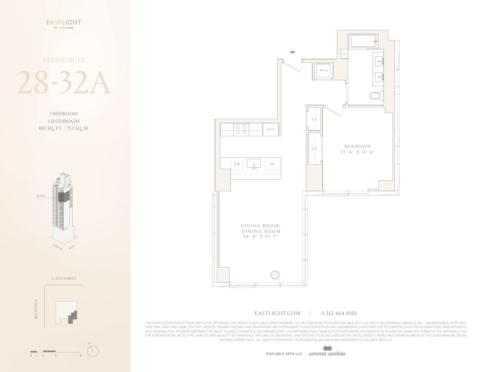 Floor plan for Residence 31A