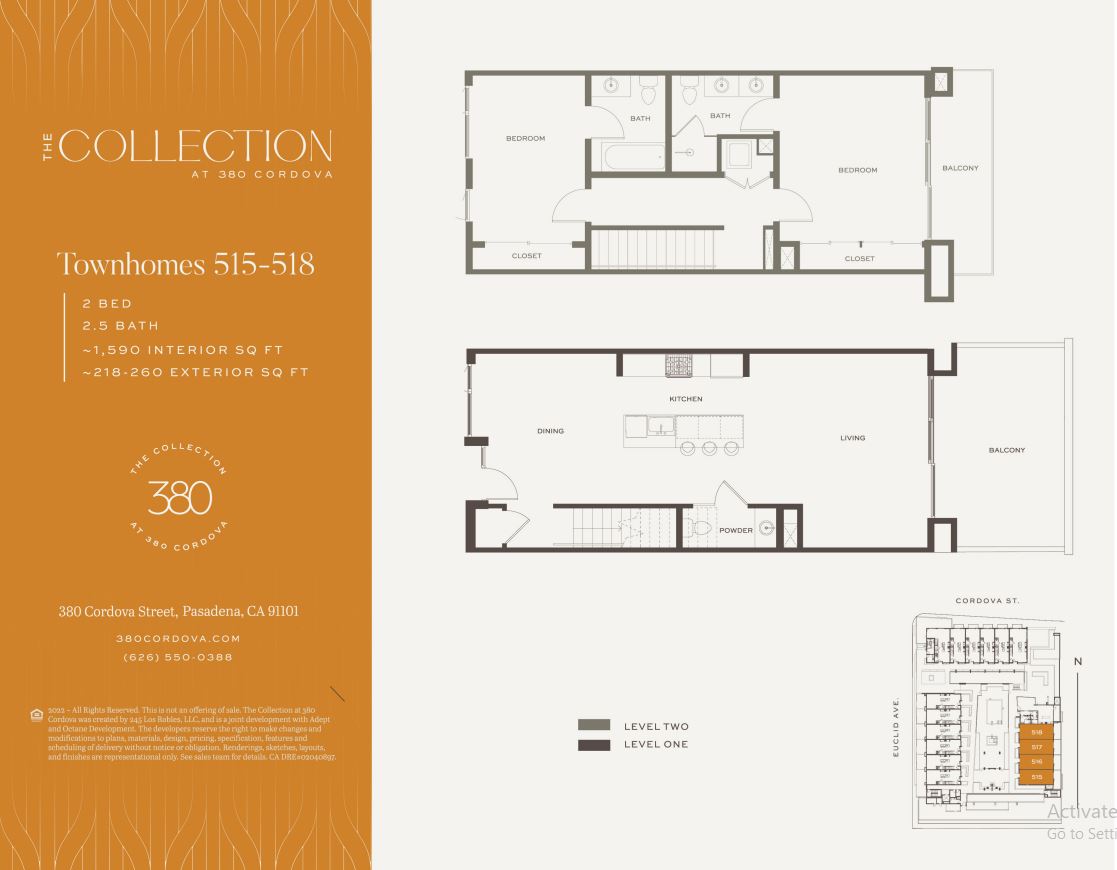 Floor plan for Residence 517