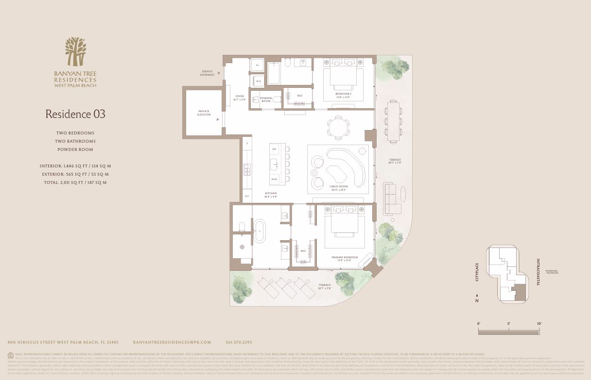 Floor plan for Residence 1503