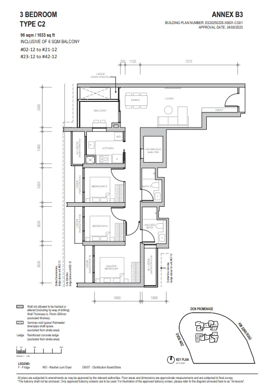Floor plan for Residence
