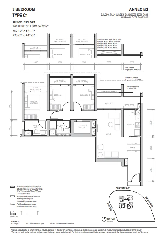 Floor plan for Residence