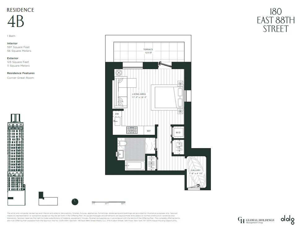 Floor plan for Residence