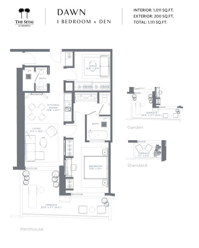 Floor plan for Residence DAWN