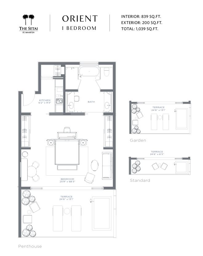 Floor plan for Residence ORIENT