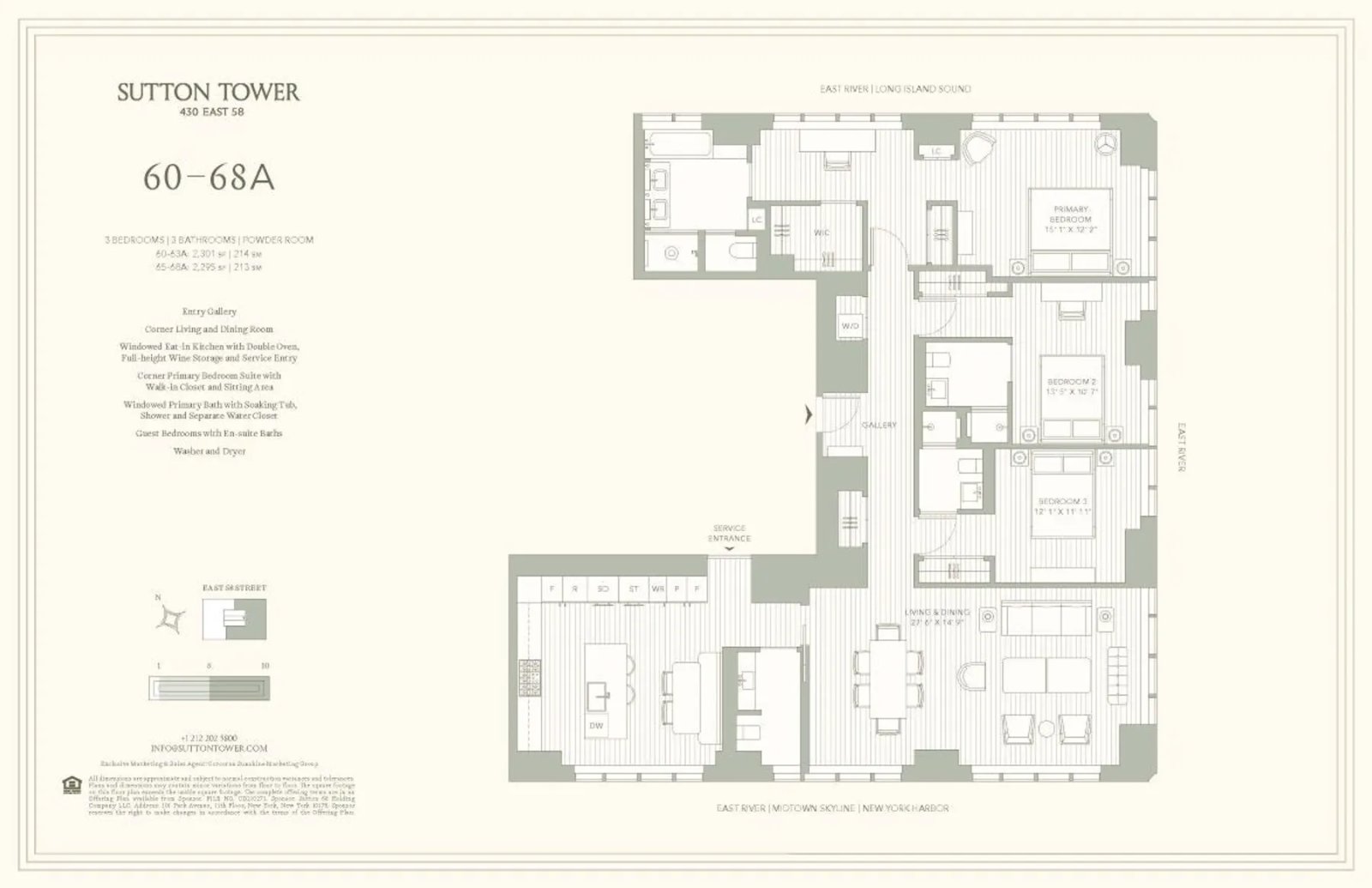 Floor plan for Residence 63A
