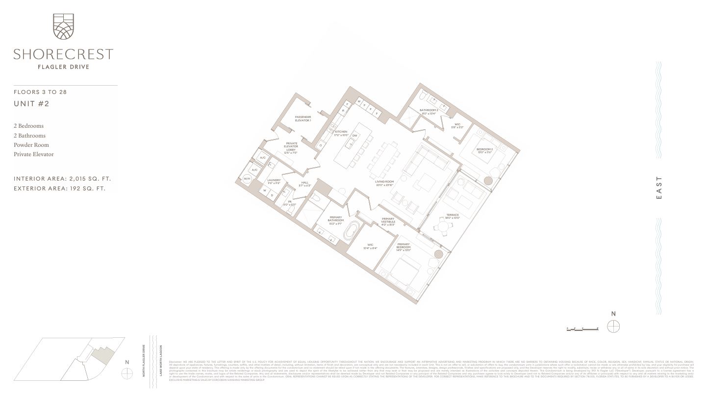 Floor plan for Residence 2