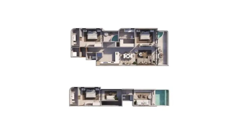 Floor plan for Residence 3BR PH
